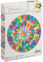 Grafix PUZZLE OKRąGłE MANDALA 1000 EL. śREDNICA 68CM