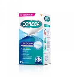 Corega Bio Formula tabletki do czyszczenia protez zębowych