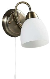 Lindby - Mael Lampa Ścienna White/Antique Brass