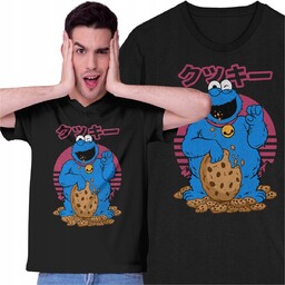 Koszulka Cookie Monster Ciasteczkowy Potwór Muppety Ulica Sezamkowa