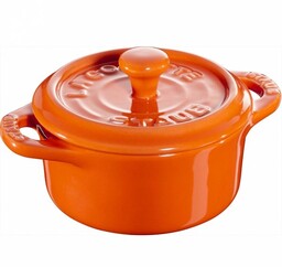 Staub Mini Cocotte Okrągły 200 Ml, Pomarańczowy Gift