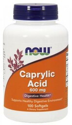 NOW Caprylic Acid- 100 kaps.