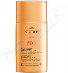 NUXE SUN Fluid SPF50 płyn opalający do twarzy