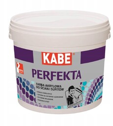 Farba Akrylowa Biała Kabe Perfekta 10l