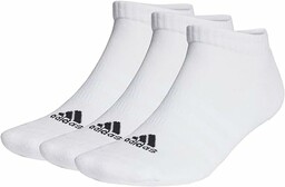 adidas Cushioned Sportswear 3 Pairs Stopki, White/Black