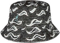 Kapelusz Rybaka Wave Camo Bucket by Kangol, czarny,