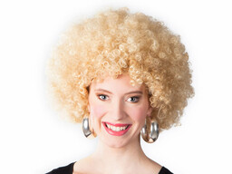 Peruka afro blond - 1 szt.