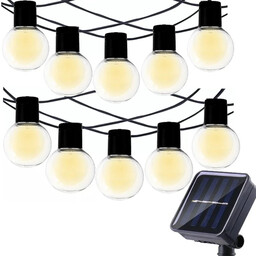 Girlanda solarna ogrodowa, Kulki 20 LED