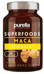 PURELLA Suplement na energię Superfoods Maca (60 kapsułek)
