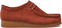 Mokasyny Clarks Wallabee Evo 26178278 Pomarańczowy