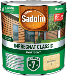 Impregnat do drewna Sadolin Classic bezbarwny 2,5L