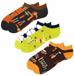 Todo Socks 3PACK WEEKEND SET zestaw śmiesznych stopek