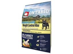 ONTARIO dog WEIGHT CONTROL MINI turkey - 2,25kg