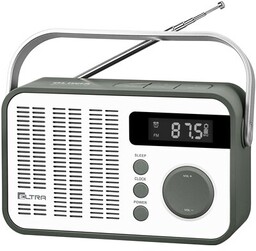 ELTRA Radio Oliwia Cyfrowe Przenośne Biało-szary