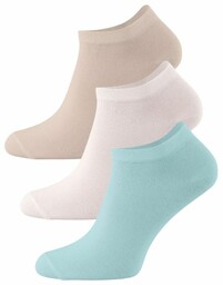 Todo Socks 3PACK stopek Natural BAMBOO PASTEL -