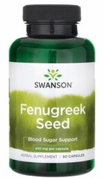 Swanson Fenugreek Seed 610mg 90caps.
