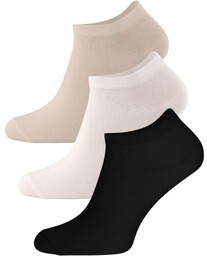 Todo Socks 3PACK stopek Natural BAMBOO BASIC -