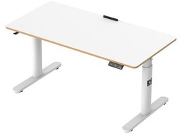 Ultradesk Pulsar 120cm Regulacja wysokości Biały Biurko gamingowe