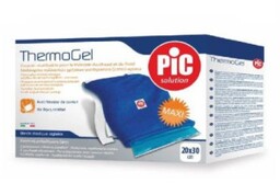 PIC Thermogel Kompres żelowy 20x30cm z polarowym pokrowcem,