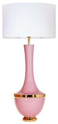 Lampa stołowa różowa + biała TROYA ROUGE L232270302