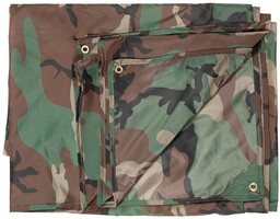 Płachta biwakowa MFH Tarpaulin 3x5 m - Woodland