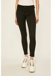 Wrangler jeansy Skinny Crop Black damskie