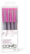 COPIC Multiliner Cienkopis 0.5,0.3,0.1,0.05 pink