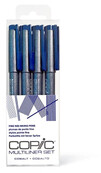 COPIC Multiliner Cienkopis 0.5,0.3,0.1,0.05cobalt