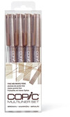 COPIC Multiliner Cienkopis 0.5,0.3,0.1,0.05 brown