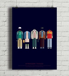 Stranger Things - plakat giclee art