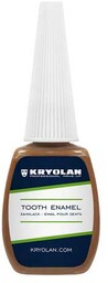 Kryolan Tooth Enamel, lakier do zębów, 12ml, Brown