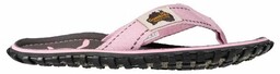 KLAPKI ISLANDER CANVAS FLIP-FLOPS WOMEN-GREY TURTLE