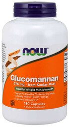 NOW Glucomannan 575mg From Konjac Root 180caps