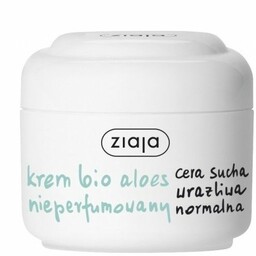 ZIAJA_Bio aloesowy krem nieperfumowany cera sucha wrażliwa normalna