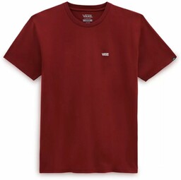 t-shirt męski VANS LEFT CHEST LOGO TEE Syrah/White