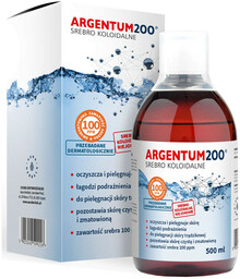 AURA HERBALS Argentum200 Srebro Koloidalne 100 PPM 500ml