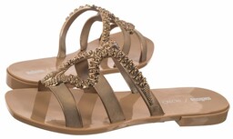 Klapki Melissa Slide+BO.BO AD 33862/AX131 Beige/Bronze (ML315-a)