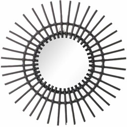 Lustro okrągłe Kairos 55cm black, 55 x 3