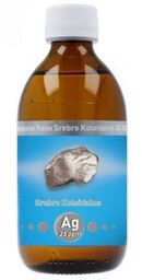 Niejonowe Nano Srebro koloidalne Ag 25 ppm, 300ml