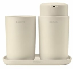 BRABANTIA Zestaw akcesoriów łazienkowych ReNew 223402 Beżowy