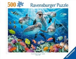 Ravensburger PUZZLE 2D 500 DELFINY