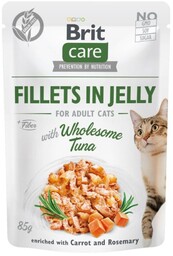 BRIT - CARE CAT Fillets In Jelly Tuna