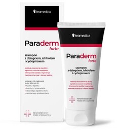 PARAMEDICA PARADERM FORTE szampon z dziegciem, ichtiolem