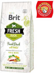 Brit Fresh Dog Adult Duck/Millet Run & Work