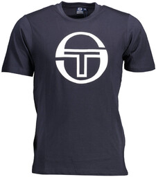 T-SHIRT Z KRÓTKIM RĘKAWEM SERGIO TACCHINI NIEBIESKI