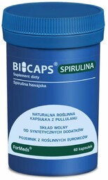 Bicaps Spirulina - Detoksykacja organizmu - 60 kapsułek