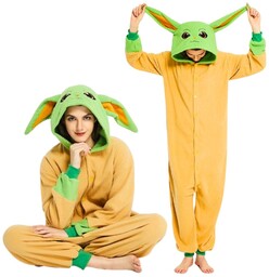 Piżama Onesie Kigurumi Kostium Star Wars Baby Yoda