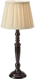 Chocolat lampa stołowa 1xE27 ciemny brąz/beżowy 108776