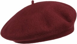 Beret Baskijski Damski by Seeberger, bordowy, One Size