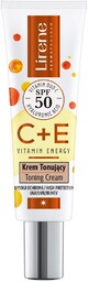 LIRENE C+ E Vitamin Energy krem tonujący SPF50